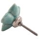 Sea Green Ceramic Flower Drawer Knob Online